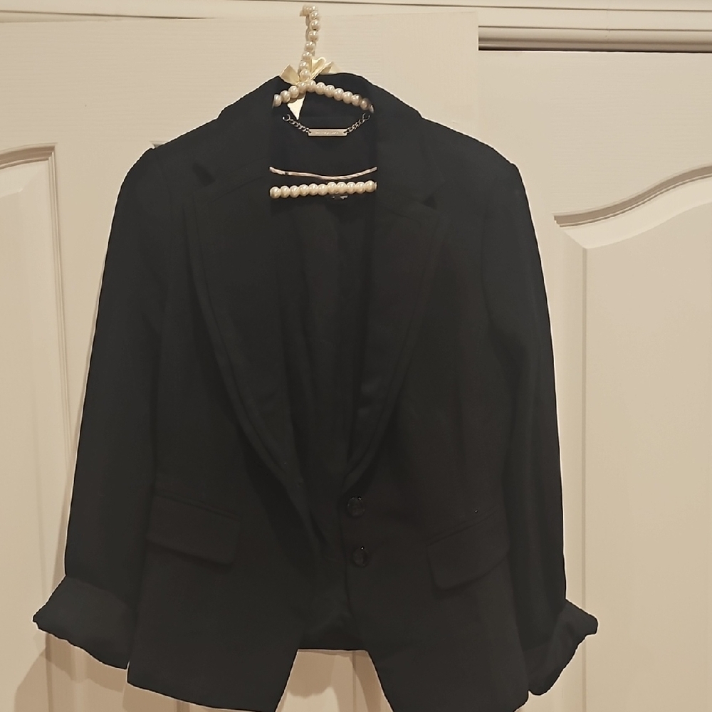 White House Black Market Women's Black Blazer